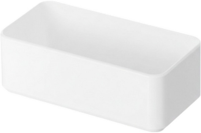 벨로나이트 욕실 화장대 정리 보관함 중형, 화이트, 1개