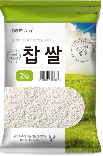대구농산 건강한밥상 찹쌀, 2kg, 1개