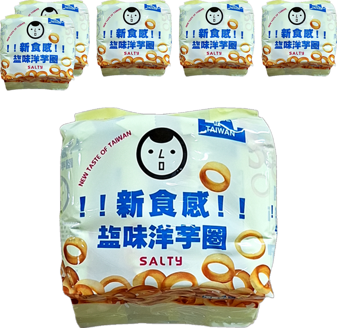 Chiao-E 巧益 鹽味洋芋圈, 72g, 6袋