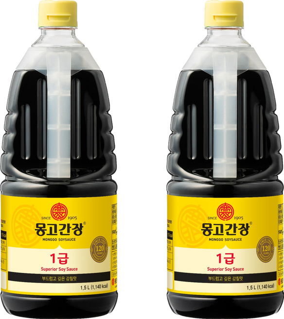 몽고간장 1급, 1.5L, 2개