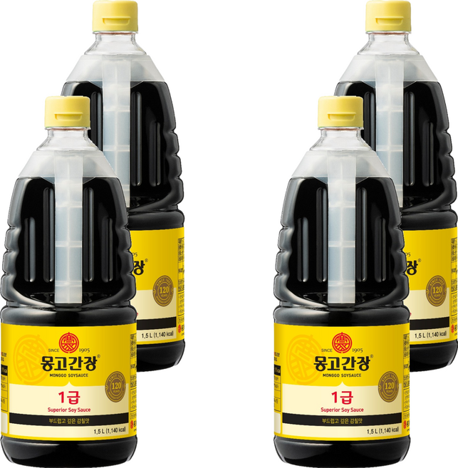 몽고간장 1급, 1.5L, 4개