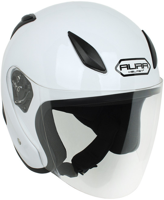 아우라헬멧 아우라3 오토바이 헬멧, 화이트
