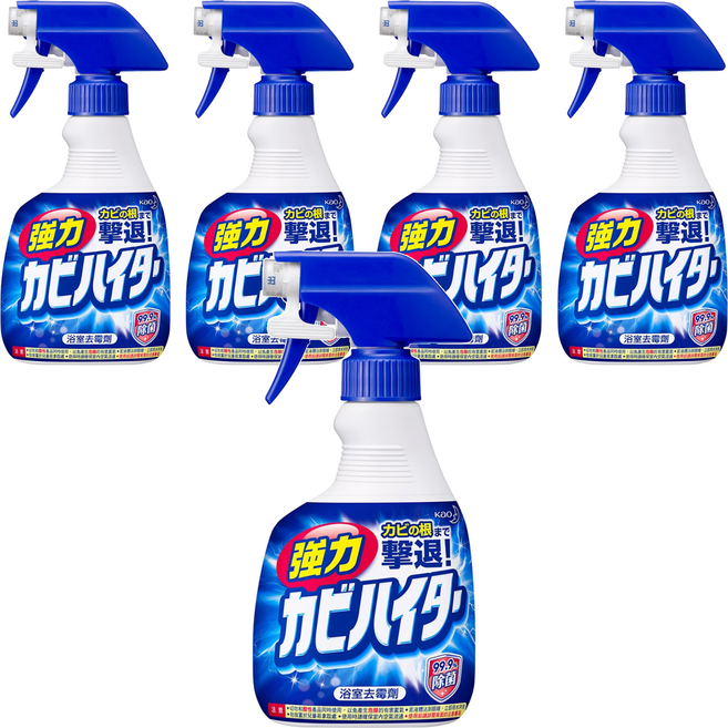 Kao 花王 Haiter Magiclean 魔術靈 浴室去霉劑 噴槍瓶, 400ml, 5瓶