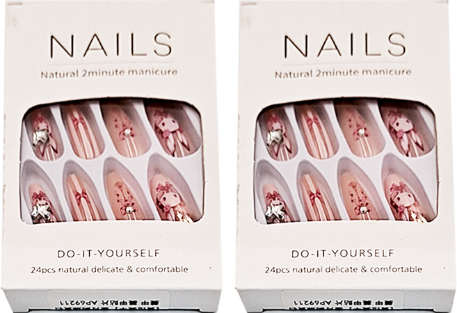 Paula's Nail 寶拉美甲 星月蝴蝶寶石美甲貼片, AP69211, 2盒