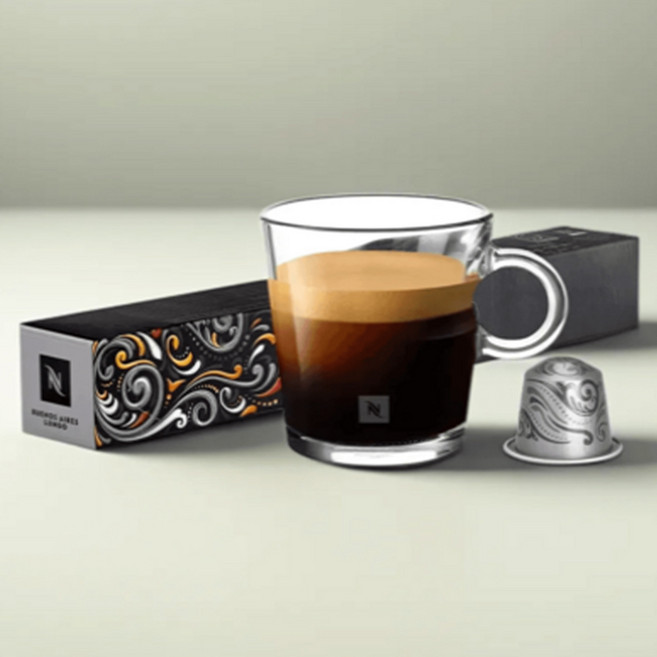 NESPRESSO Original膠囊咖啡 World Exploration 布宜諾斯艾利斯 Lungo咖啡, 5.6g, 10入, 2個