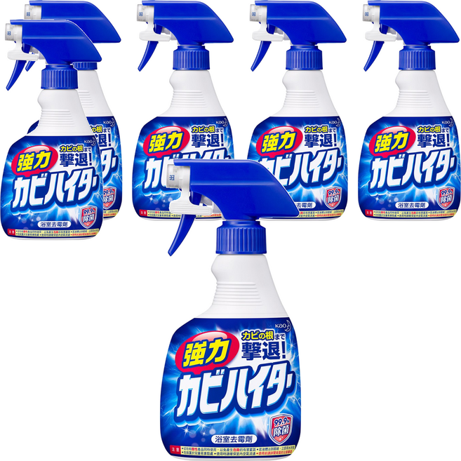 Kao 花王 Haiter Magiclean 魔術靈 浴室去霉劑 噴槍瓶, 400ml, 6瓶