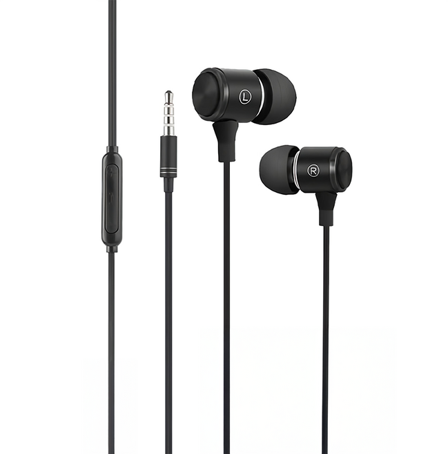 Songwin 尚之宇 Wired 入耳式 耳機 3.5mm 內建麥克風 Bass Boost 黑色 PH-A800