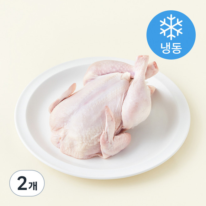 올계 유기농인증 생닭 (냉동), 800g, 2개