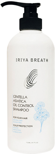 IRIYA BREATH 伊麗雅 積雪草控油洗髮精, 730ml, 1瓶