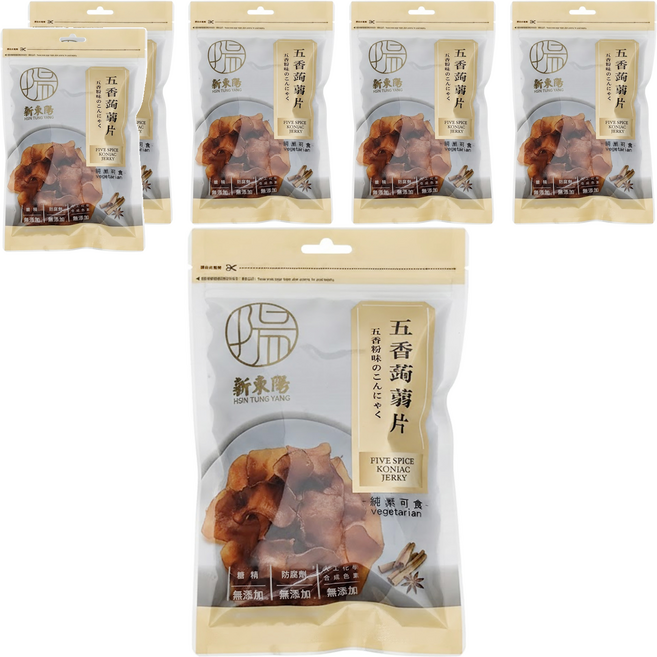 新東陽五香蒟蒻片, 100g, 6包