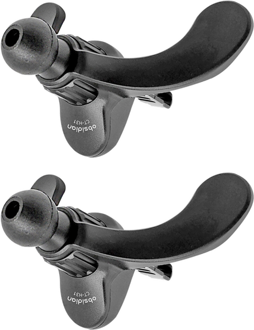 옵시디언 차량용 후크형 3점 원형 송풍구 거치대 마운트 CT-H31, 2개