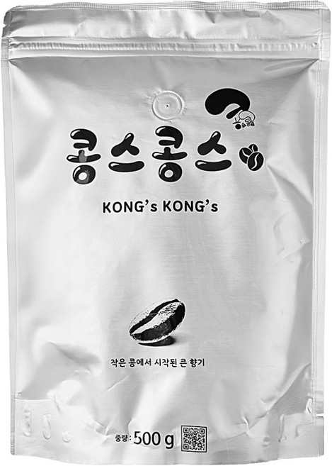 KONG's KONG's 衣索比亞 耶加雪菲 G2 水洗咖啡豆, 500g, 2個