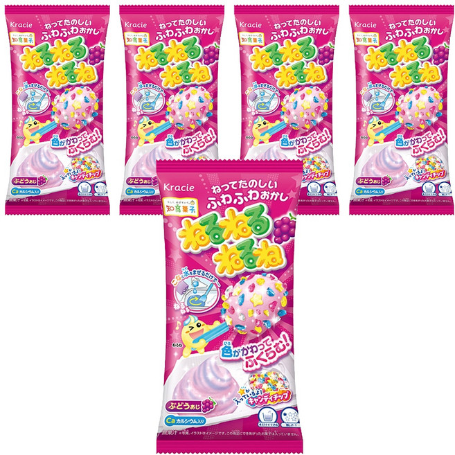 크라시에 네루네루네루네 그레이프 캔디, 23.5g, 5개