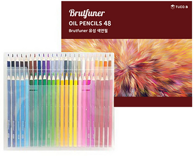 투코비 Brutfuner 유성색연필, 48색, 1세트
