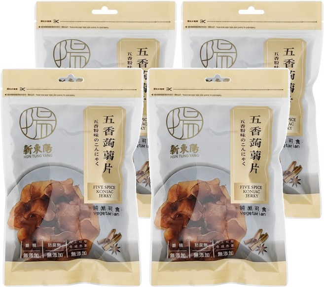 新東陽五香蒟蒻片, 100g, 4包