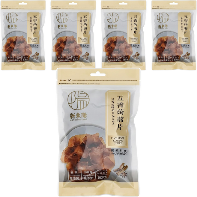 新東陽五香蒟蒻片, 100g, 5包