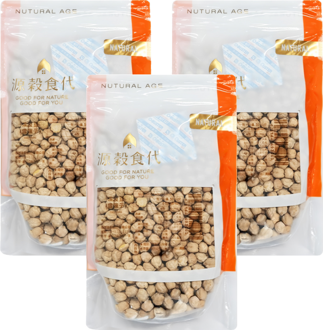 源穀食代 埃及豆(雪蓮子), 500g, 3包