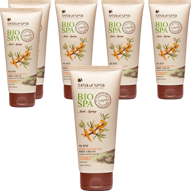 Sea of Spa 胡蘿蔔沙棘油體霜 180ml 豐富維生素滋養修護肌膚, 6條