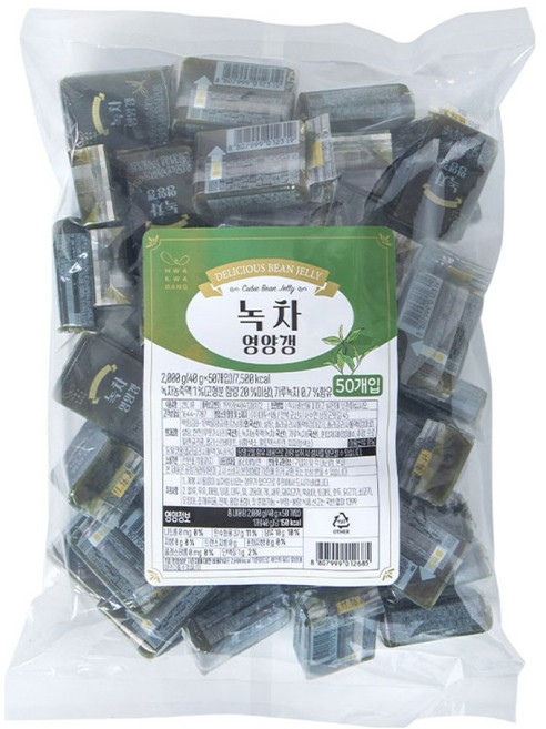 화과방 녹차 영양갱 50p, 2kg, 1개
