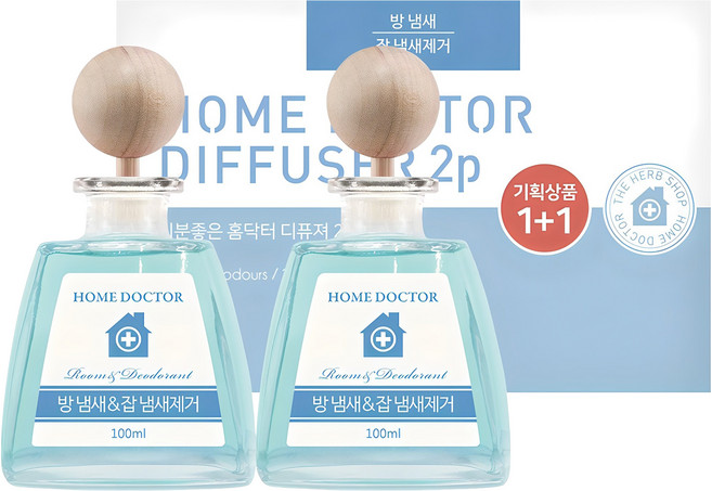 더허브샵 기분좋은 홈닥터 디퓨저, 방냄새&잡냄새제거, 200ml, 1개