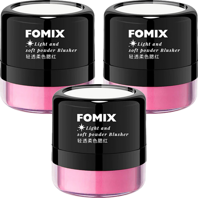 懶人氣墊腮紅 50g 3罐, 03#小桃紅, 1組