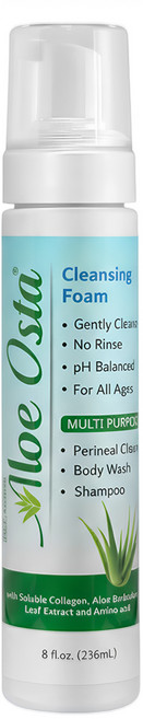 Aloe Osta 蘆薈清潔泡沫, 1件, 236ml