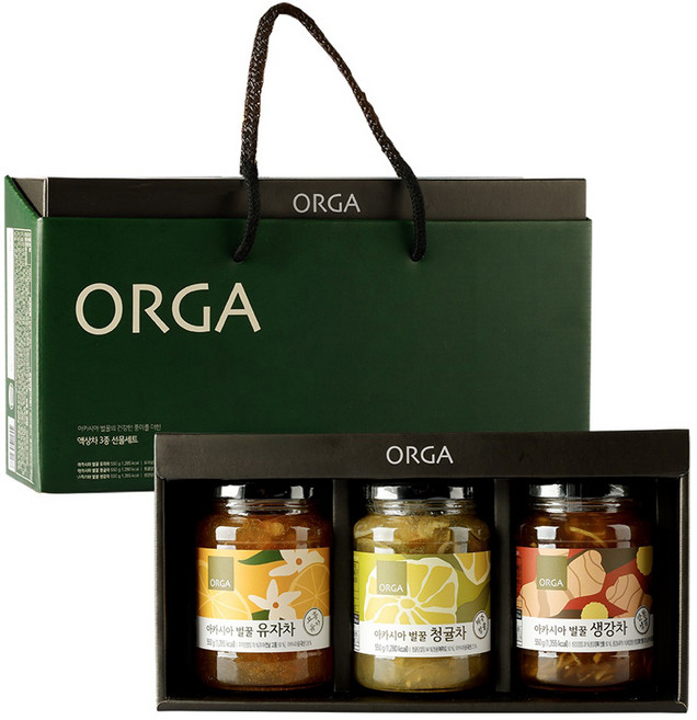 올가홀푸드 액상차 3종 선물세트, 1.65kg, 1.65L, 3개입, 1세트