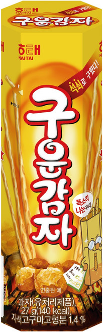 해태제과 구운감자, 27g, 1개