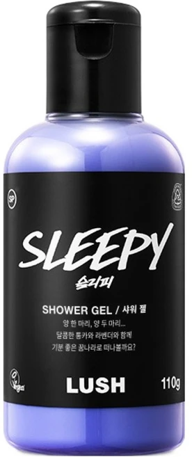 러쉬 슬리피 샤워 젤, 110g, 1개 - 쿠팡