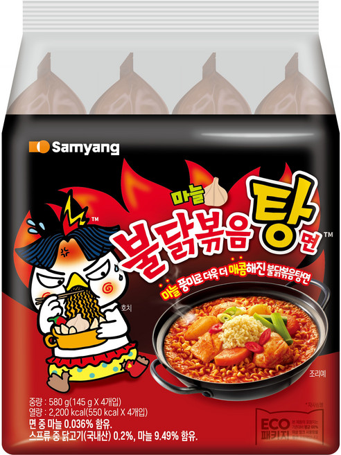 삼양 불닭볶음탕면 145g, 4개