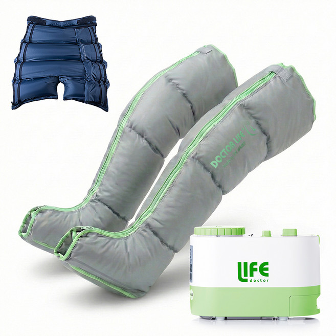 닥터라이프 공기압 의료기기 엉덩이 허벅지 골반 혈액순환 마사지기 다리+반바지SET LIFE3PLUS, 혼합색상