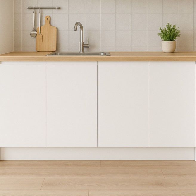 데코리아 현대 셀프 시공 생활방수 접착식 단색 칼라 방염 시트지 필름 SOLID L, 화이트 610