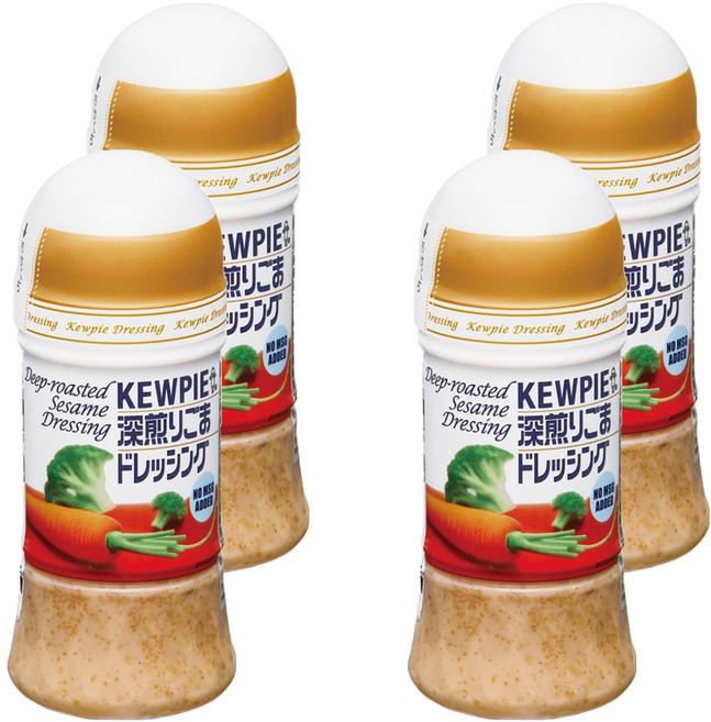 큐피 참깨 드레싱, 150ml, 4개