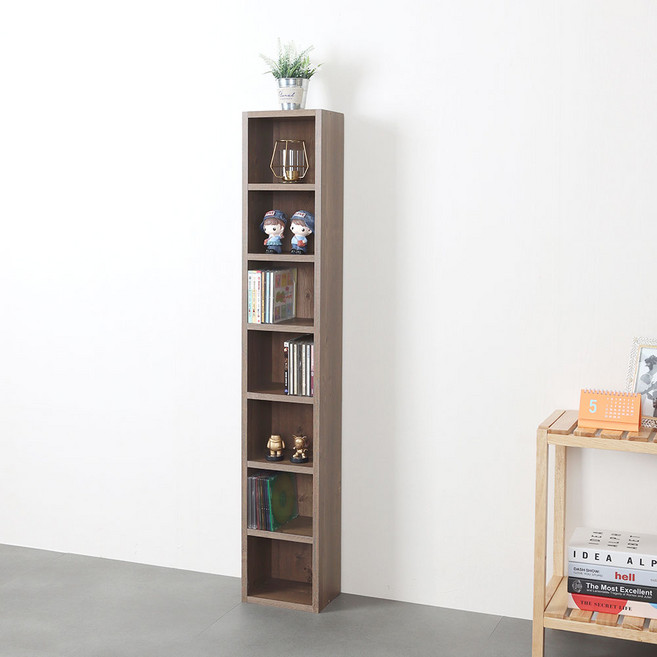 타워형 틈새 CD 선반, 엔틱, 7단