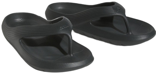 adidas 愛迪達 男女款 ADICANE FLIP FLOP 拖鞋 HQ9921, 黑色, 22.5cm