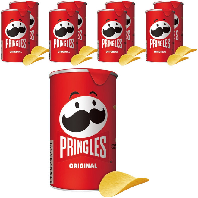 프링글스 오리지날 감자스낵, 53g, 9개
