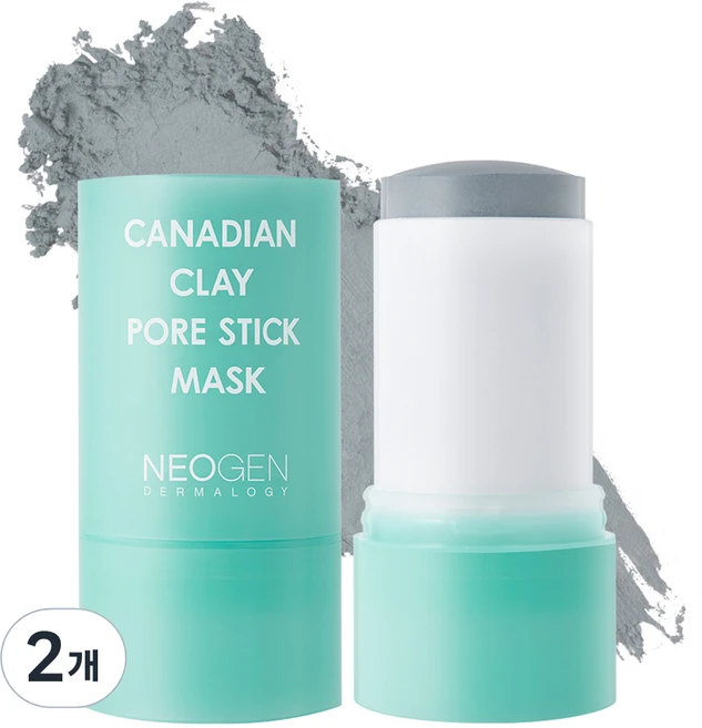 네오젠 케네디언 클레이 포어 모공스틱 마스크 28g, 1개입, 2개 - 쿠팡