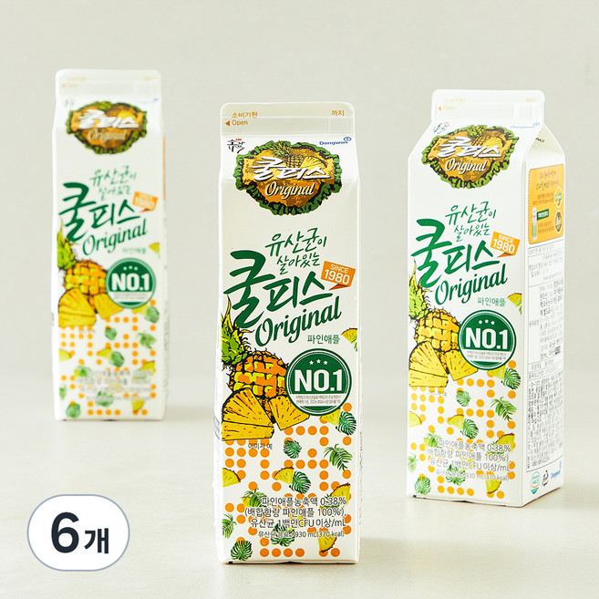 소와나무 쿨피스 파인, 930ml, 6개