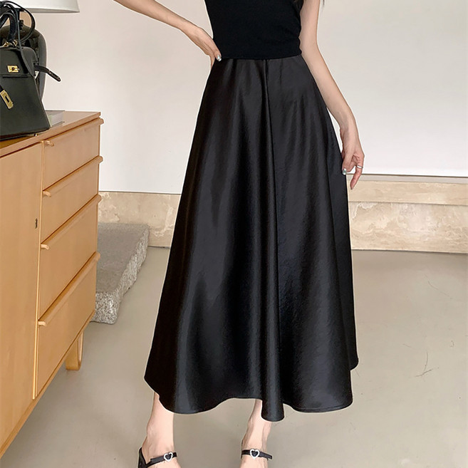 페이퍼먼츠 여성스러운 A라인 롱 스커트 11685