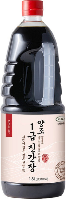 신앙촌 양조 1급 진간장, 1.8L, 1개