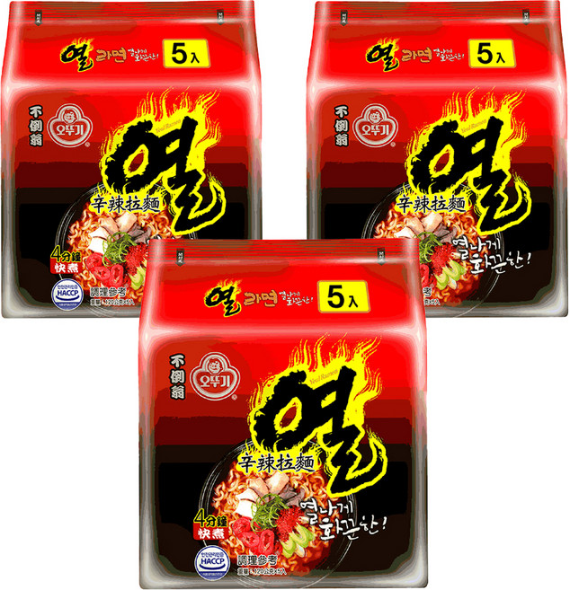 OTOKI 不倒翁 辛辣拉麵 120g, 15包