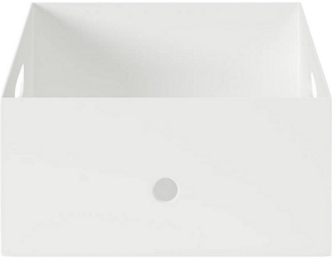 MUJI 無印良品 聚丙烯檔案盒 標準型 1/2 32 x 25 x 12cm, 白色, 1層