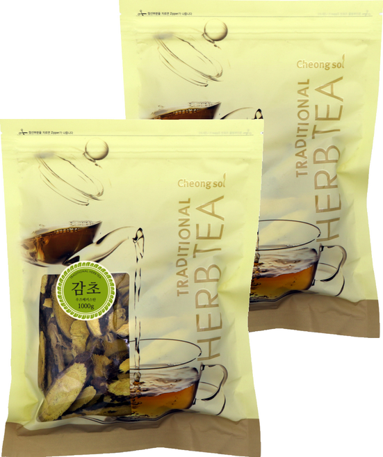 청솔 감초, 1kg, 2개