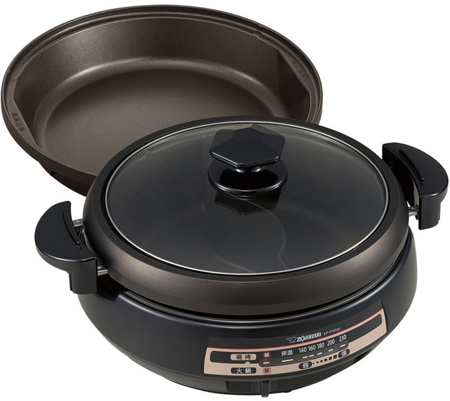ZOJIRUSHI 象印 鴛鴦鐵板萬用鍋 4.5L, EP-PVF20-BA