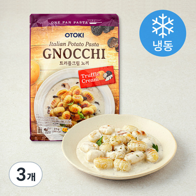 오뚜기 트러플 크림 뇨끼 (냉동), 275g, 3개