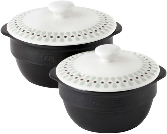 ZEN 피카 뚝배기 2종, 1세트, 16.5cm,13.5cm