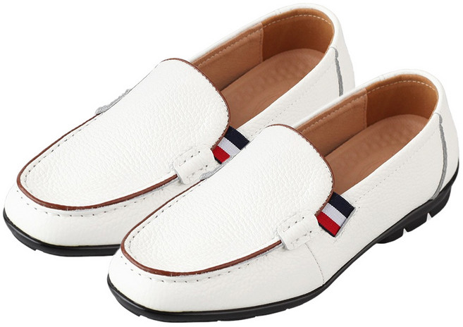 Trisha 女款皮革樂福平底舒適鞋