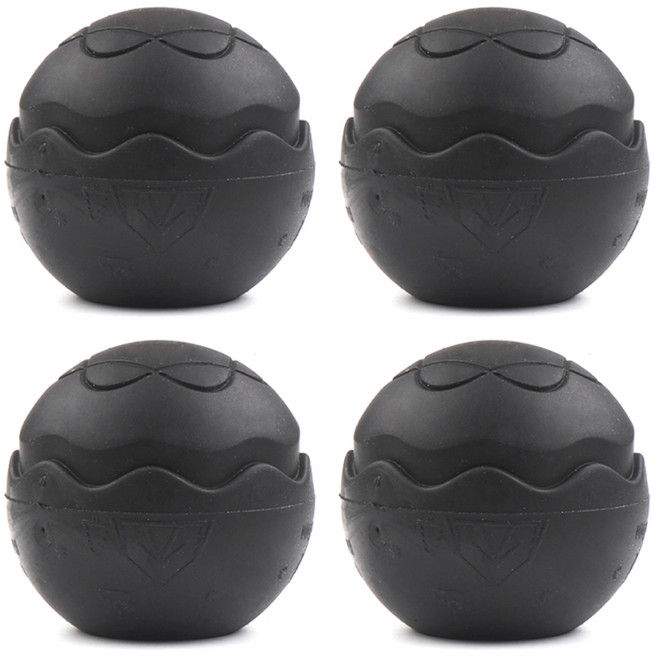 브리즈유 체어 발커버 볼캡, ModernBlack, 4개