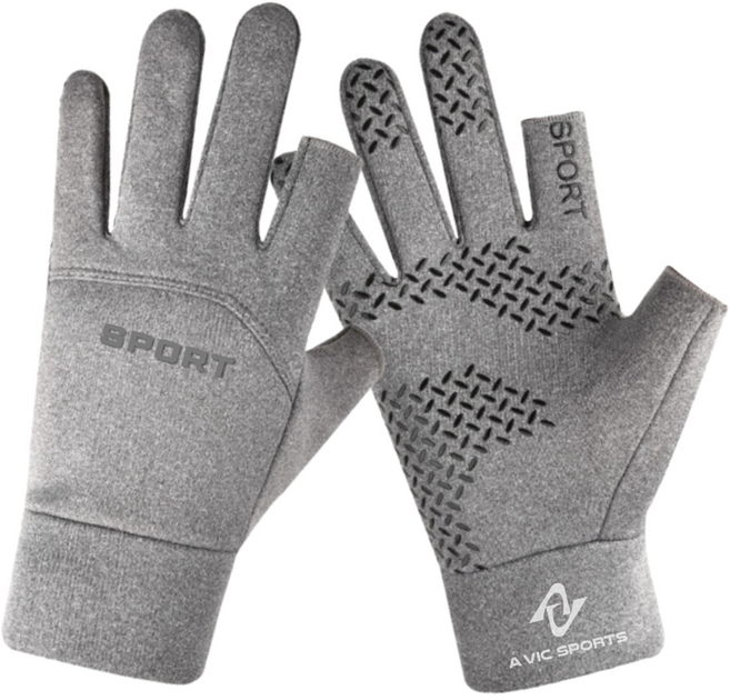 에이빅 오토바이 손가락 터치 장갑, 그레이