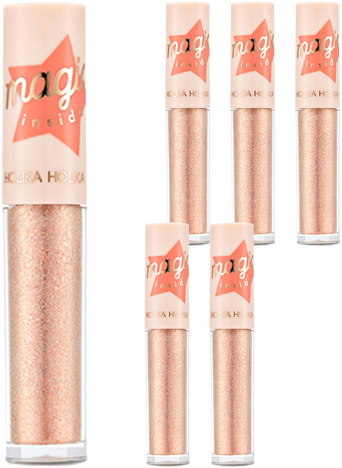 홀리카홀리카 아이 메탈 글리터, 08 허니스파클링, 6개